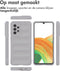 iMoshion Hoesje Geschikt voor Samsung Galaxy A33 Hoesje Siliconen - iMoshion EasyGrip Backcover - Grijs