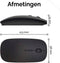 Smartify Draadloze Muis - Ergonomisch - Stil - Zwart
