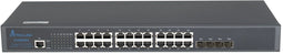 Extralink EX.19720 - Managed Switch - 24x Ethernet 1Gbps 4x SFP+ Layer 3 - 128Gbps