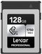 Lexar Professional CFexpress Type B Silver - 128GB - Leessnelheid tot 1750MB/s - Schrijfsnelheid tot 1300MB/s