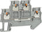 Phoenix Contact PTTB 1,5/S 3208511 Klem 2-etages Aantal polen: 4 0.14 mm² 1.5 mm² Grijs 50 stuk(s)