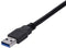 StarTech.com USB3SEXT1MBK - USB kabel - 1m SuperSpeed USB 3.0 M/F - Zwart