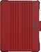 UAG Tablet Hoes Geschikt voor iPad Pro 12.9 (2022) / iPad Pro 12.9 (2021) - UAG Metropolis Bookcase tablet - Rood