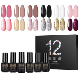 Gel Polish Set 14P - voor Manicure - 12 Stuks - Uv Kleuren, kleurcode 12-11 - Gel Nagellak Semi Permanente Hybrid - Nail Art Gel Lak set & Kits RATC12-11
