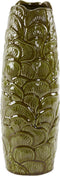 Light&living Vaas Ø14x40,5 cm TRAVIS keramiek olijf groen