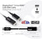 Club3D CAC-1082 - DisplayPort naar HDMI Adapterkabel - 4K60Hz HDR - Zilver