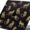 Lunso Geschikt voor MacBook Air 13 inch M1 (2020) cover hoes - case - Leopard Black