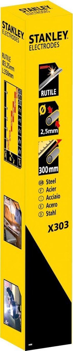 Stanley Pro R - Laselektroden Rutiel - 2,5 x 300mm