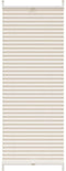 vidaXL - Plissé - rolgordijn - 60x100cm - creme