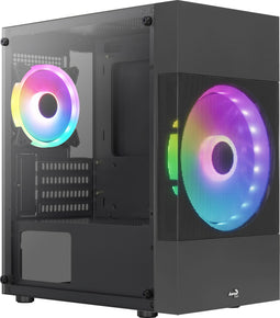 Aerocool Atomic Lite V1 - Mini Tower PC - Micro-ATX Mini-ITX - Zwart