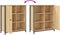 vidaXL - Dressoir - 70x30x80 - cm - bewerkt - hout - sonoma - eikenkleurig