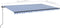 vidaXL - Luifel - handmatig - uittrekbaar - met - LED - 500x300 - cm - blauw - en - wit