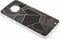 Design Backcover Motorola Moto G6 Plus hoesje - Grafisch Zwart / Koper