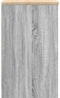 vidaXL - Garagekast - 30x51x85 - cm - massief - grenenhout - grijs - sonoma