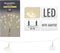 LED Lichtsnoer Fireworks - 6 lichtclusters - 150 LEDs warm wit