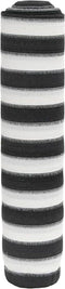 vidaXL - Privacynet - 75 - g/m² - 1,8x25 - m - HDPE - antracietkleurig - en - wit
