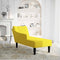 vidaXL - Chaise - longue - met - rechterarmleuning - fluweel - geel