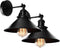 Homestyle Pro Mk023-B IndustriËLe Wandlamp 22 Cm Zwart/Metaal