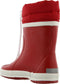 Bergstein Winterboot - Unisex Junior - Natuurrubber met warme voering - Rood - Maat 26