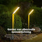 FlinQ Yora Solar Tuinverlichting - Tuinlampen op zonne-energie - Buitenlamp - Aluminium - 2-pack -