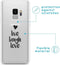 iMoshion Hoesje Geschikt voor Samsung Galaxy S9 Hoesje Siliconen - iMoshion Design hoesje - Transparant / Zwart / Live Laugh Love