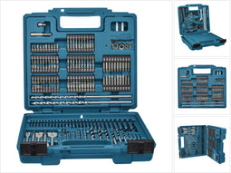 Makita E-11689 - Boor- en bitassortiment 256-delig - Inclusief handgereedschappen en transportkoffer (1 set)