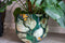 TS Collection - Bloempot Bee green - 28x25 - Metaal & Epoxy - Exclusieve woonitems voor binnen - Handgemaakt - Unieke print - Designed by Lammie