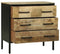 vidaXL - Dressoir - 70x35x70 - cm - Massief - Ruw - Mango - Hout