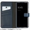 Selencia Galaxy A54 (5G) - Echt Lederen Bookcase - 3 Pashouders - Blauw