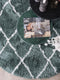Vloerkleed Jeffie Green Rond ø200 cm
