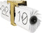 Karlsson - Flip clock No Case - Tafelklok - Metaal - 8,5x14x36cm - Wit