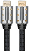 Transmedia C505-20L - HDMI kabel 2.0 - 4K 60Hz HDR - Goud Zilver Zwart