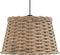 vidaXL - Lampenkap - Ø38x23 cm - wicker bruin