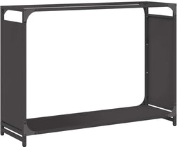 vidaXL - Brandhoutrek - 90x28x65 - cm - koudgewalst - staal - zwart