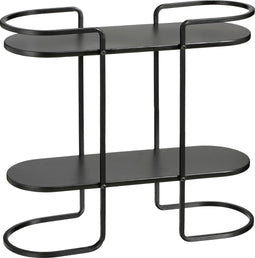 Mica Decorations Cordoba Plantentafel - L58 x B20 x H50 cm - Metaal - Zwart