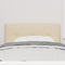 vidaXL - Hoofdbord - met - Knopen - Gequilte - Crème - 90 - cm - Stof