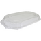 Klika - Deksel | cateringschaal | Gerecycled PET | 8-hoekig | 430x280x44mm | transparant | 100 stuks