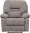 BERGEN - TV-fauteuil - Beige - Polyester