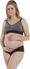MAGIC Bodyfashion Mama Nursing Bra Lace - Beugelloze beha - Uitneembare pads - Zwart/Grijs