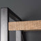 D - Livingfurn - Boekenkast Strong - 200cm - Mangohout en Gecoat Staal