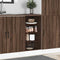 vidaXL - Onderkast - 40x44,5x81,5 - cm - bewerkt - hout - bruin - eikenkleur