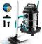 Cecotec Rockstar Wet & Dry Steel Max Pro - Stofzuiger - 1600 W - 30L - Grijs Zwart