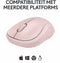 Logitech M240 - Draadloze Bluetooth Muis - Stille muis met 90% minder klikgeluid - Roze