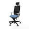 Bureaustoel met hoofdsteun Piqueras y Crespo 4B066G1 Hemelsblauw