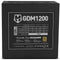 Nox Hummer GDW Gold - Voedingsbron ATX 80 Plus Gold 1200W - Zwart