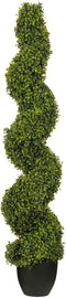 Mica Decorations Buxus Spiraal Kunstboom - H120 x Ø25 cm - Groen