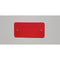Klika - PVC labels 54x108 mm rood 2 gaten 1000st - 3 stuks