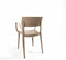 Wing Stapelstoel met armleuning zand beige - SET VAN 4