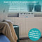 SmartAir Boost - Draagbare Radiatorventilator - Energiezuinig - Draadloos en oplaadbaar - Wit