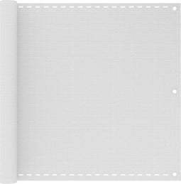 vidaXL - Balkonscherm - HDPE - 90x400 - cm - wit